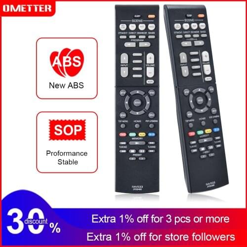New RAV533 ZP35490 For Yamaha AV Receiver Remote Control RAV531 RX-V479 RX-V579 YHT3920 YHT-4930 YHT-5920BL Replacement