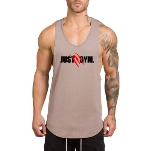 Workout New Clothing Bodybuilding Fashion Brand Mens Tank Top Vest Gym Musculation Fitness Singlets Sleeveless Sport Shirt