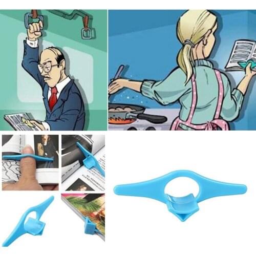 Plastic Thumb Book Support Book Page Holder Bookmark Reading Assistant Book Support Drop Shipping School Office Supplies