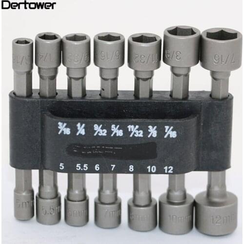 14PCS Explosion-proof Wholesale Powerful Hex Sleeve Head Pneumatic Wind Batches Electric Batches Self Tapping Screws