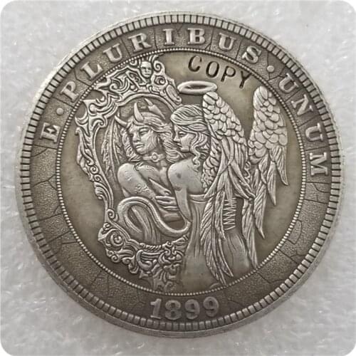 Type #30_Hobo Nickel Coin 1899-P Morgan Dollar COPY COINS-replica commemorative coins