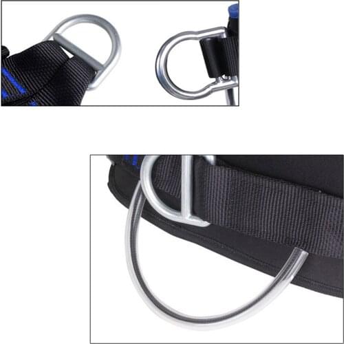 Thicken Safety Tree Rock Climbing Harness Gear Half Body Wider Seat Belt