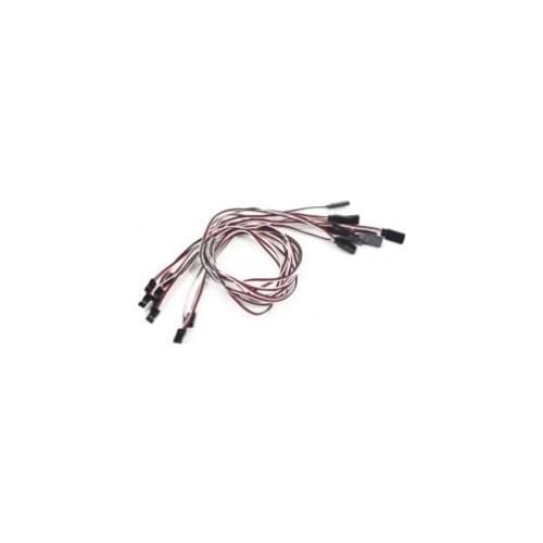 10pcs* 26# Servo Extension Cable 500mm Futaba Color