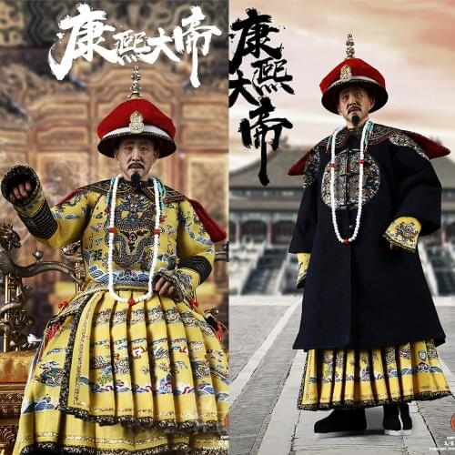 Collectible 1/6 Scale Male Empire KANGXI King Of Qing Dynasty Kangxi Action Figure Model for Fans Holiday Gifts