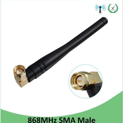 1pcs 868MHz 915MHz Antenna 3dbi SMA Male Connector GSM 915 MHz 868 MHz antena outdoor signal repeater antenne waterproof Lorawan