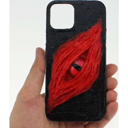 Handmade Terror Eye Of Horus Phone Cases For Iphone 12 11 Pro Max 13 Mini X XSMAX XR SE Cover Samsung Note S20 21 Ultra Men Case
