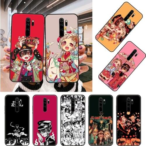 Phone Case For Xiaomi Redmi Note 8 8T 7 7A 9 9A 9S 8A 4 5 6 Pro Black Cover Funda Fashion Hoesjes Trend Anime Toilet-bound