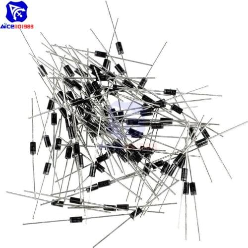 Diymore 100PCS/Lot 1N5408 Rectifier Diode 3A 1000V DO-201AD (DO-27) Axial 5408 3A 1000V DIY Electronic Components