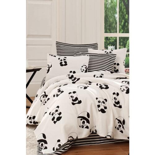 2021 PIQUE Set With Pillowcase Duvet Cover Sets Bed Linen Sheet Modern For Summer Bedspread King Size Quilt Bedclothes Panda