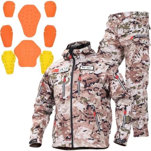 Spring autumn Motorcycle Jacket Windbreak Waterproof Chaqueta Moto Men Motorbike Motocross Riding Clothing Protective Gear