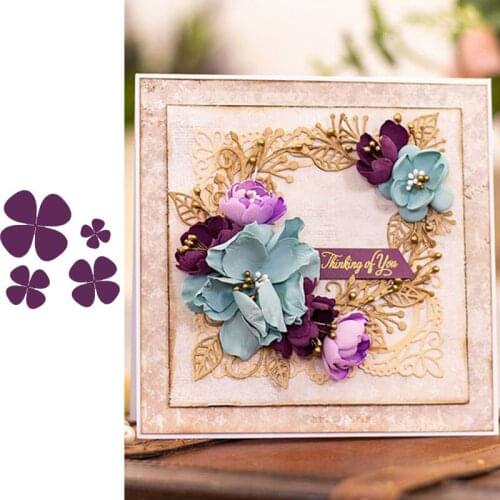 Flower Vintage Petite Posies Metal Cutting Dies for Scrapbooking and Card Making Paper Craft 2019 New die cuts