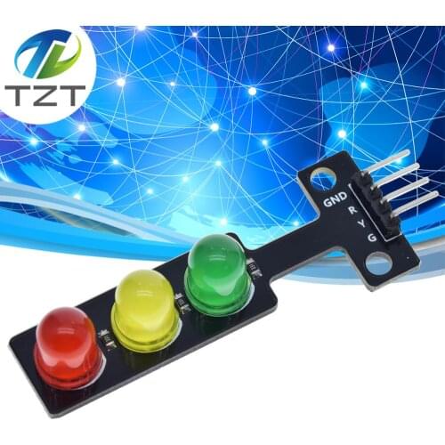 Mini 5V Traffic Light LED Display Module for Arduino Red Yellow Green 5mm LED RGB -Traffic Light for Traffic Light System Model