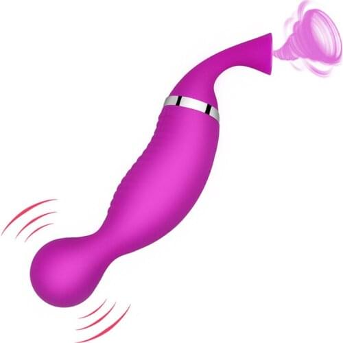 Strong Sucking Clitoris Stimulator Clit Vibrator Magic Wand Vagina Nipple Sucker G Spot Dildo Vibrator Oral Sex Toys for Women