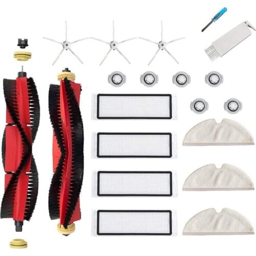 19 Pcs Vacuum Cleaner Accessories Kit for XIAOMI S50 S51 Replacement Parts Brush & Filters