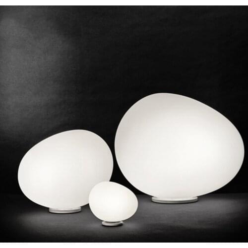 Italian Designer Table Lmap Modern Glass Table Lamps For Living Room Bedroom Study Desk Decor Light Home E27 Night Bedside Lamp