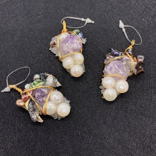 Wholesale Multi-color Grape Shape Pendant Pearl Material for Jewelry Making DIY Handmade Accessories Beaded Decoration Fashion