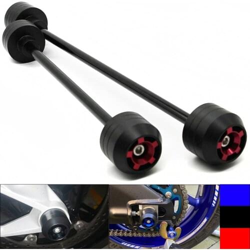 For TRIUMPH TIGER800 XC XR 2015 2016 2017 2018 2019 2020 Front Rear Wheel Slider Fork Axle Crash Protector Pad Swing Arm POM