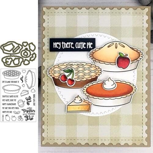 Cake Clear Stamps & Metal Cutting Dies for Scrapbooking and Card Making Paper Craft 2019 New die cuts