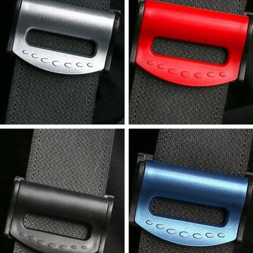 Universal Car Seat Belts Clips Adjustable Auto Safety Belt Stopper Buckle ABS Plastic Clips for Automobile Seat Belts Stopper
