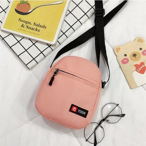 Ladies Fashion Casual Retro Nylon Waterproof One-shoulder Messenger Bag Large-capacity Mobile Phone Coin Purse For Women