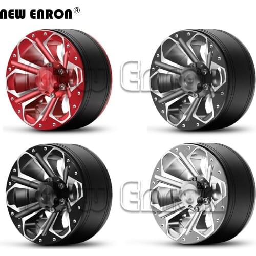 1Pc 1.9 inch Aluminum Beadlock Wheel Rims RC Hub for 1/10 RC Crawler Car Axial SCX10 Tamiya Traxxas TRX4 MST RC4WD Jeep Wrangler