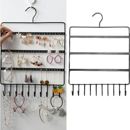 40%HOT Display Rack Multi-layer Space-saving Wrought Iron Multipurpose Earrings Display Bracket for Home