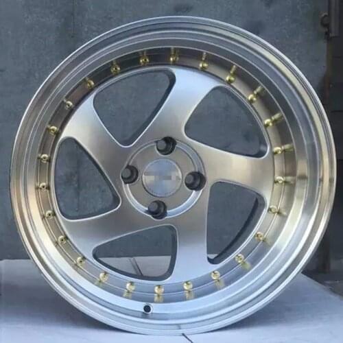 Auto car alloy wheels rims vehicle tyre CASTING 15inch 4pcs 3SDM big lip hoops