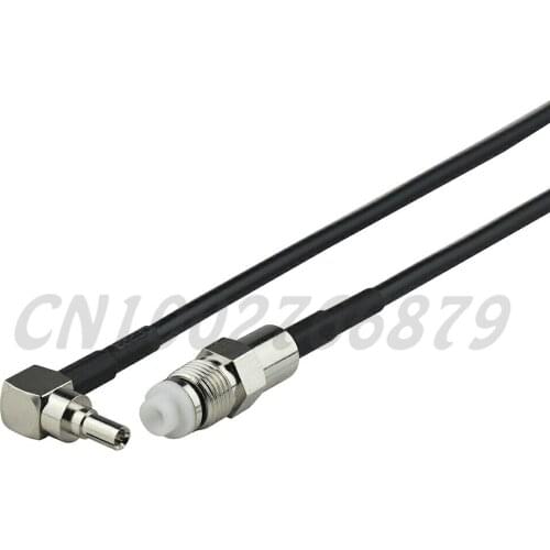 15cm RF CRC9 Plug Right Angle to FME Jack Straight Pigtail Jumper Cable RG174 for Huawei USB modem