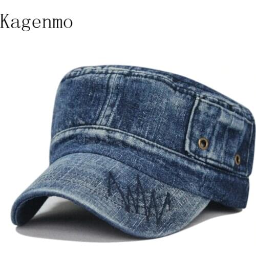 Kagenmo Men's Denim Baseball Caps