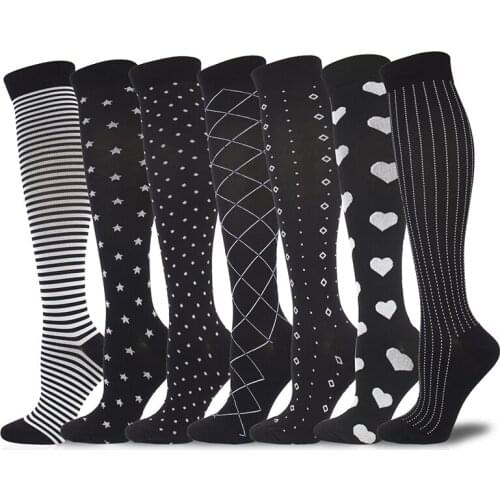 Compression Socks Multi Pairs Wholesales Circulation Recovery Varicose Veins Edema Diabetes Nursing Travel Running Sports Socks