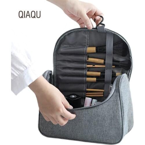 Cosmetic Bag Travel Makeup Zipper Bath Organizer Neutral Beauty Storage Travel Waterproof Portable Hanging Bag room Wash Pouch