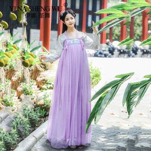 Chinese Hanfu Daily Dance Women Dynasty Costume Chinese Oriental New Costume Ancient Cosplay Princess Costume Traditional Dress