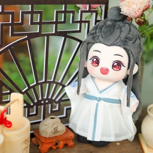 Grandmaster of Demonic Cultivation Cosplay Wei Wuxian Lan Wangji Mo Dao Zu Shi The Untamed Plush Doll Cartoon Dress up Clothings