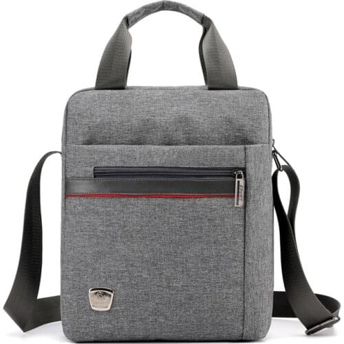 2020 Fashion Men Bag Nylon Waterproof Shoulder Bag Solid Color Zip Soft Crossbody Versatile Travel Bag Purses And Handbags Sac