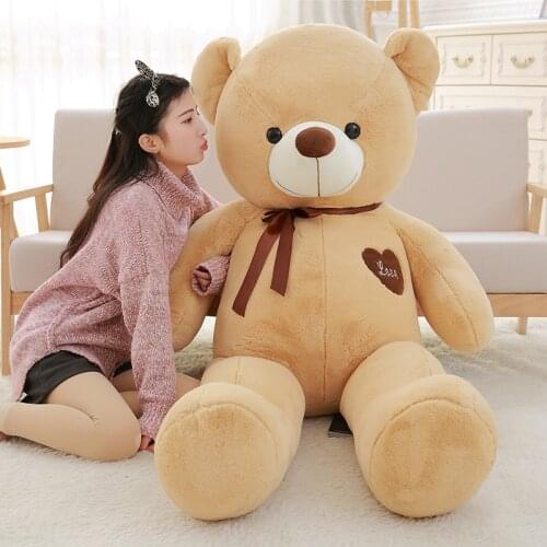 100-200cm Cheap unstuffed America Giant Teddy Bear Plush Toy Soft Teddy Bear Skin Birthday Valentines Gifts For Girl Kids Toy