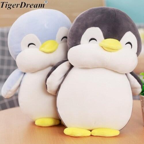 New Cute One Piece Lovely Animal Penguin Soft Down Cotton Stuffed Penguins Dolls High Quality Plush Toys Presents 2 Colors
