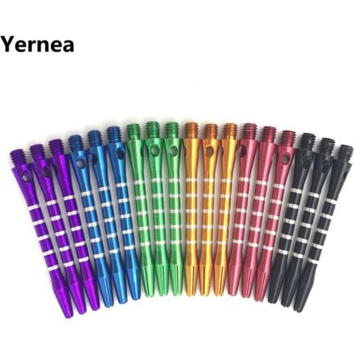 Yernea New 3Pcs High-quality Colour Darts Shafts 48mm Aluminium Alloy Material Dart Accessories Shaft Wholesale
