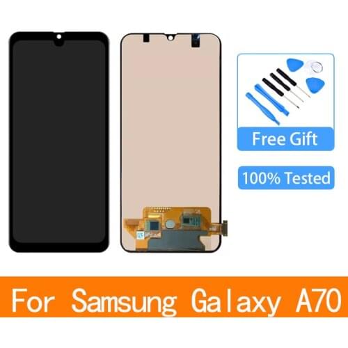 OLED For Samsung Galaxy A70 LCD A705 A705F SM-A705F LCD Display + Touch Screen Digitizer Assembly A70 2019 A70 LCD