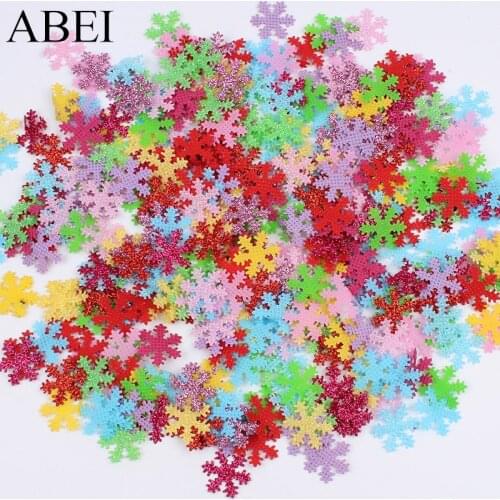 50pcs/lot mix snowflake Patch Glitter Snowflake pad patches for Christmas Wedding Party Home Decoration DIY Sewing Accessories