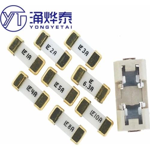 YYT 10PCS 1808 SMD fuse fast disconnect 045 1A 2A 3A 4A 5A 6A 7A 8A 10A