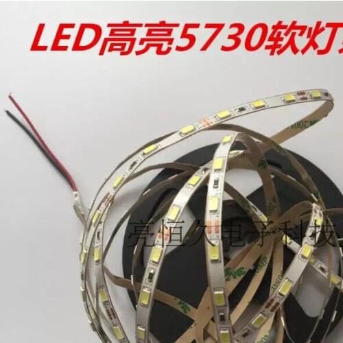 LD05WM Prewired WARM White Strip Led Light Self-adhesive 12V ~ 18V 20CM
