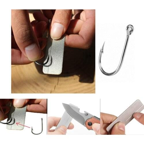 1 Pcs Mini Gear Sharpener Nail Diamond Outdoor Stone Knife Camp Pocket Multi Tool Hook Hunt Multitool Sharpen
