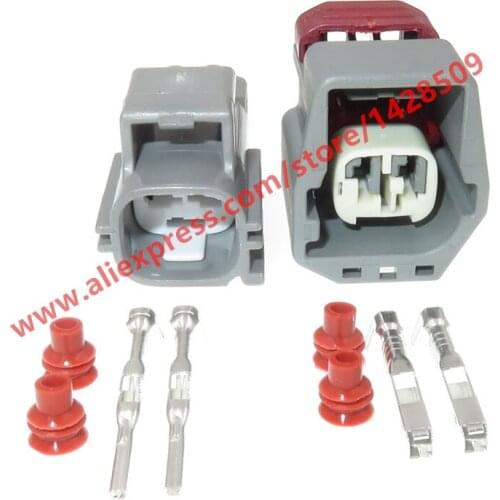 5 Sets 2 Pin Waterproof Automotive Sealed Cable Connector Electric Plug For Cars Motors 7282-5558-30 7283-5558-10