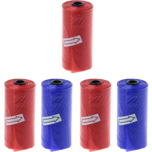 5 Roll Portable Baby Diaper Waste Bag Baby Strollers Disposable Garbage Bags