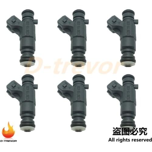 6Pcs OEM 0280156420 Fuel Injector nozzle For Wuling Sunshine 466 Chang an Star CM5 L4 2000-2016