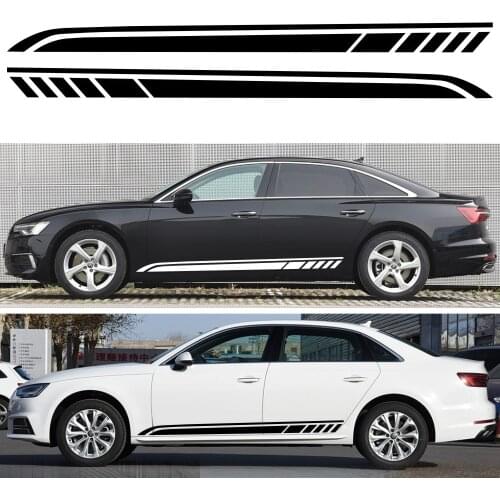 Car Stickers Auto Side Stripe DIY Decals for Mercedes Benz W205 W204 W203 C Class C180 C200 C300 C63 coupe C43 Auto Accessories