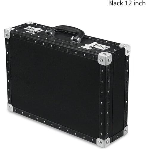 Feixueer Designer Genuine Split Leather Trolley Women Rolling Case Retro Travel Suitcase Carry-Ons Mens Hand Luggage Coffee 335