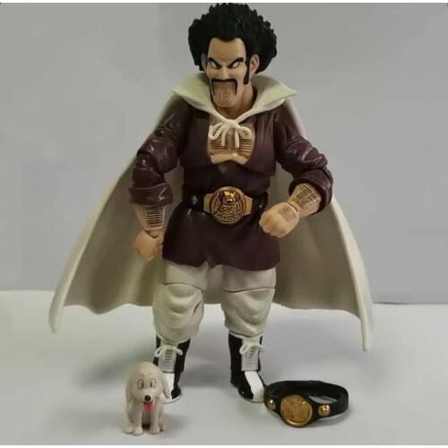Bandai Anime Figure Dragon Ball Hercule PVC Toys 15cm Super Saiyan Action Figma Ring Name Mark Goku Model Doll DBZ Figurals Toys