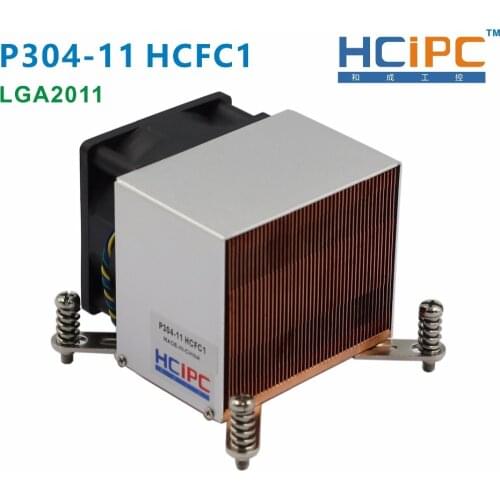 HCIPC P304-11-3 HCFC1 LGA2011 CPU Cooler, 2U T2 Copper CPU Cooler