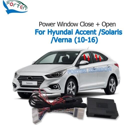 Forten Kingdom Car Auto Window Lift Close Closer Open Kit Module For Hyundai Accent / Solaris / Verna (10-16)